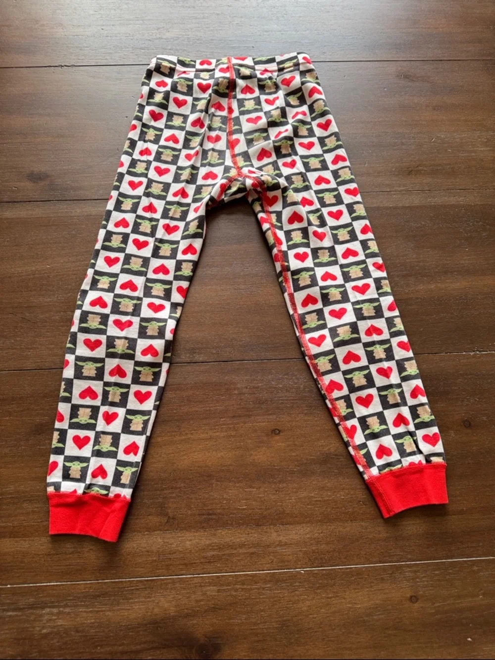 Size 6-7 Hanna Andersson Star Wars Yoda Mandalorian pajamas 100% organic cotton